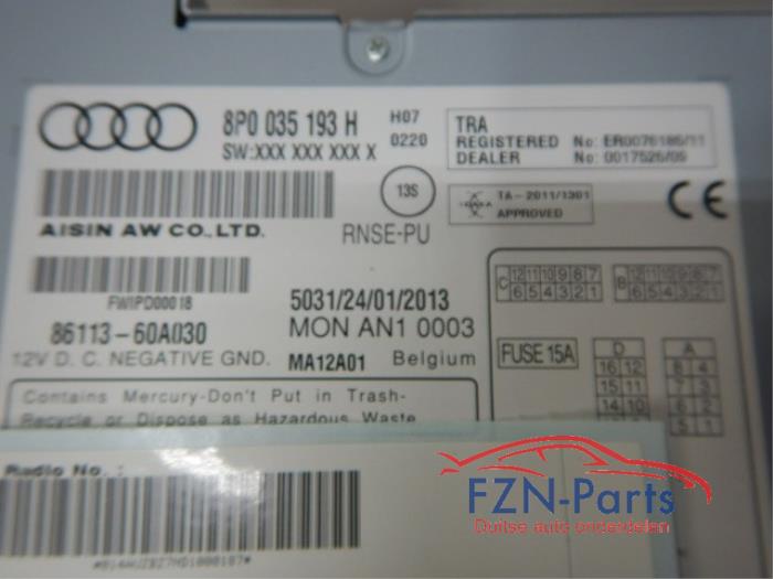 Audi A3 8P Multimedia Navigatie