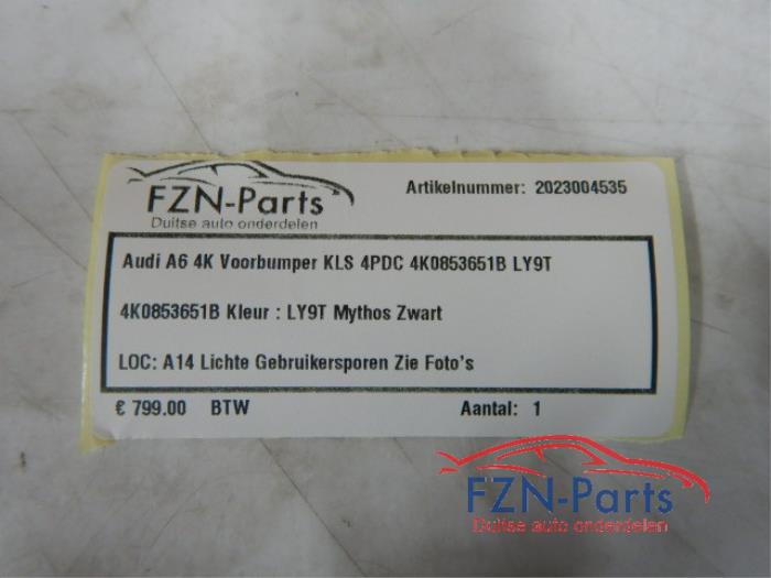 Audi A6 4K Voorbumper KLS 4PDC