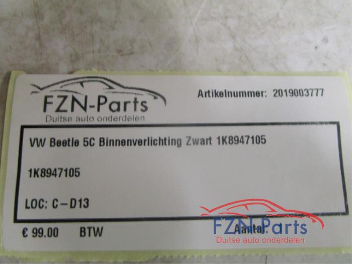 Binnenverlichting voor Volkswagen Beetle (22742563)