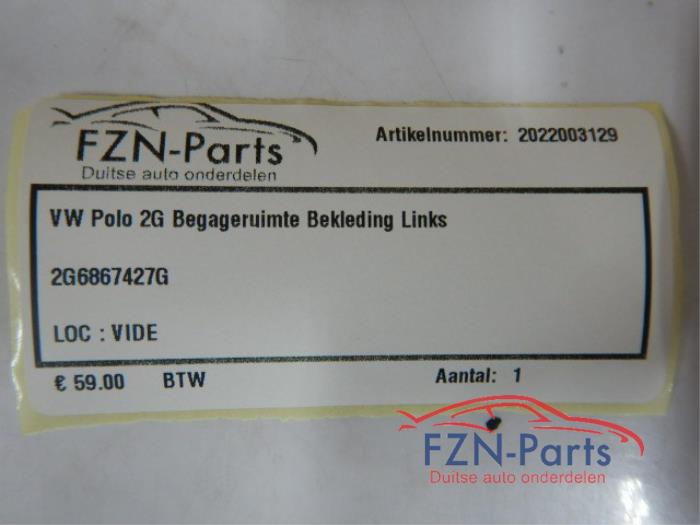 Bekleding bagageruimte Volkswagen Polo (22741236)