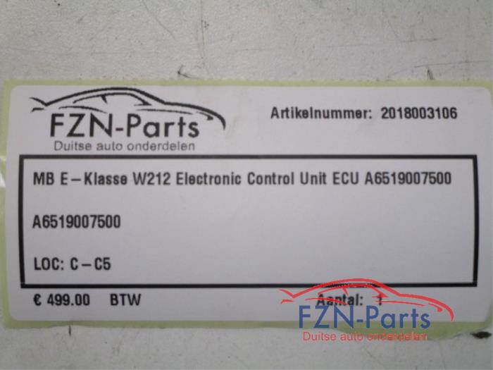 Ontstekingsmodule Mercedes E-Klasse (22738705)