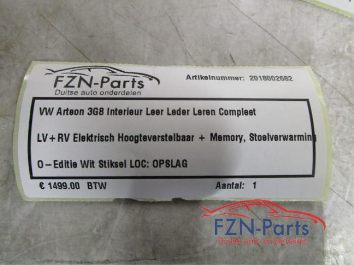 Bekleding Set (compleet) Volkswagen Arteon (22745312)