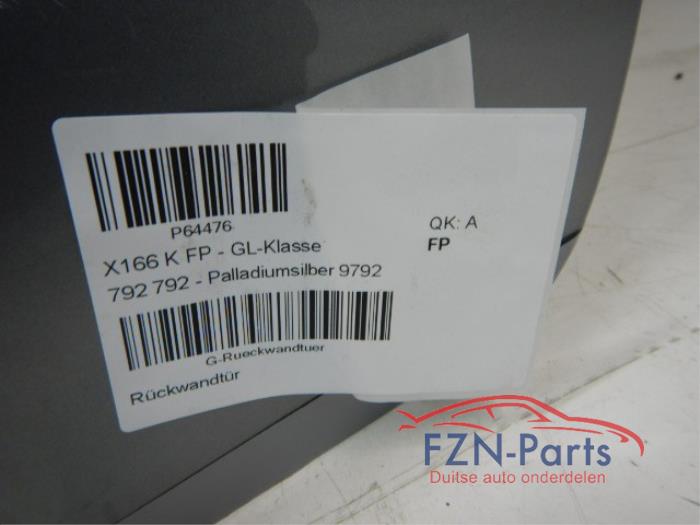 Mercedes-Benz X166 GLS GL-Klasse Achterklep Palladiumsilber 9792