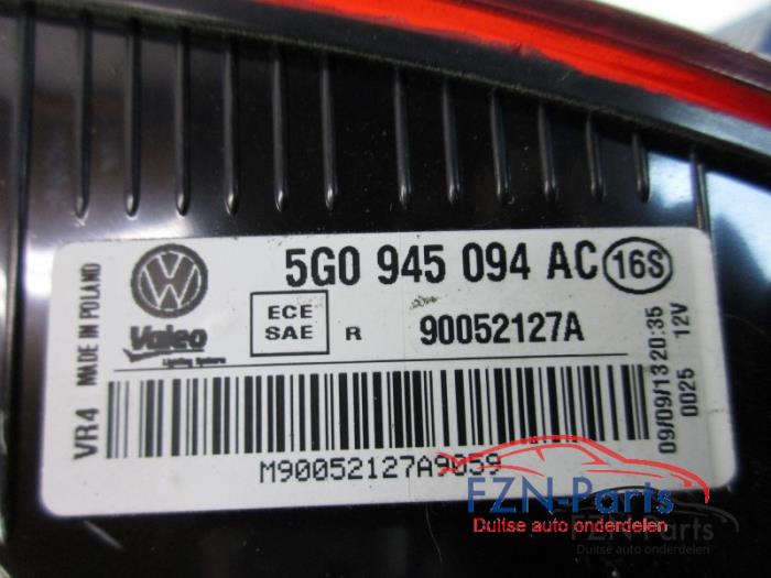 VW Golf 7 Klep Achterlicht Rechts