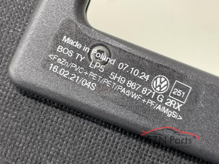 VW Golf 8 Variant Rollo Zwart Bagageruimte afdekrol
