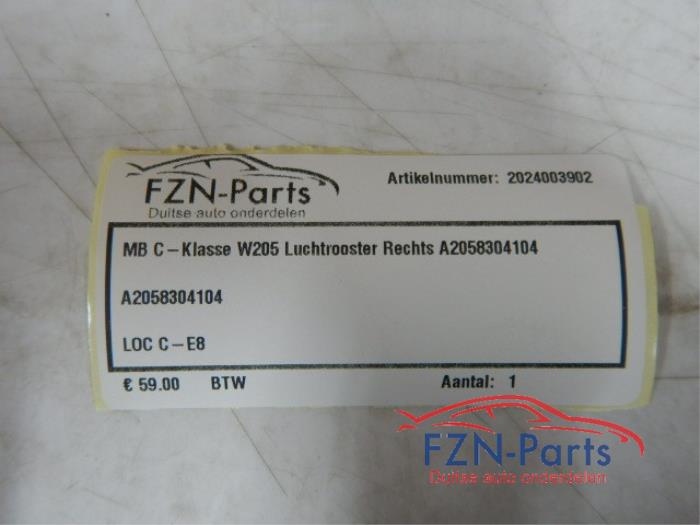 Mercedes-Benz C-Klasse W205 Luchtrooster Rechts