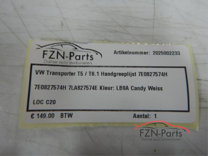 Handgreep Volkswagen Transporter (22739388)