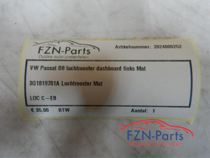 Luchtrooster Dashboard Volkswagen Passat (22735848)