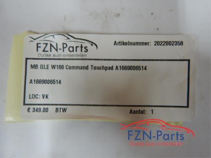Mercedes-Benz GLE W166 Command Touchpad