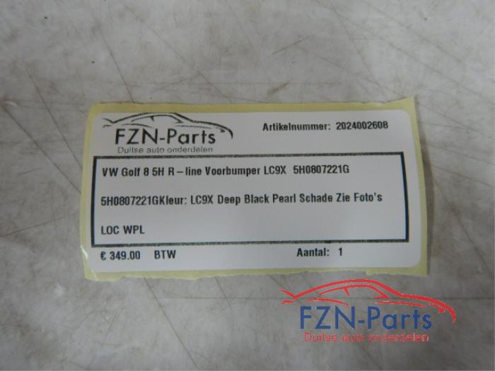 VW Golf 8 5H R-Line Voorbumper LC9X