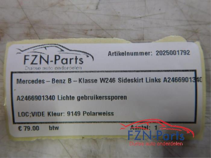 Mercedes-Benz B-Klasse W246 Sideskirt Links