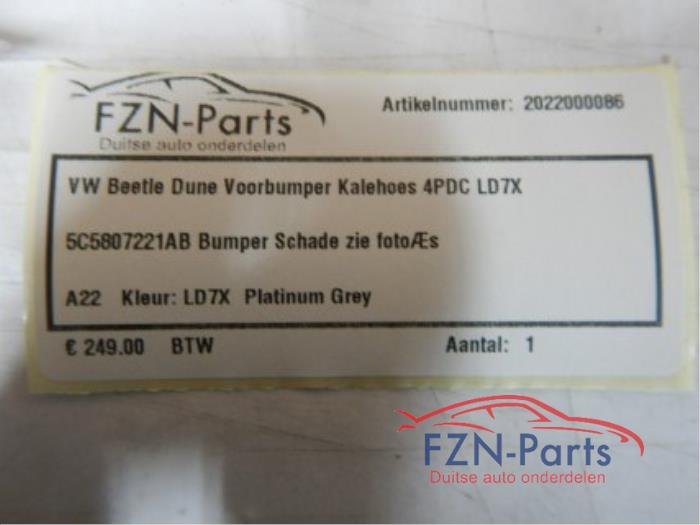 Voorbumper Volkswagen Beetle (22722067)