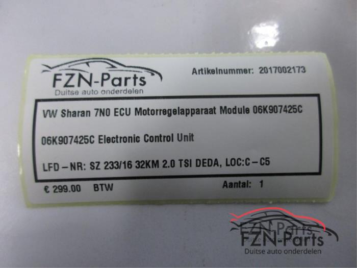 VW Sharan 7N0 ECU Motorregelapparaat Module