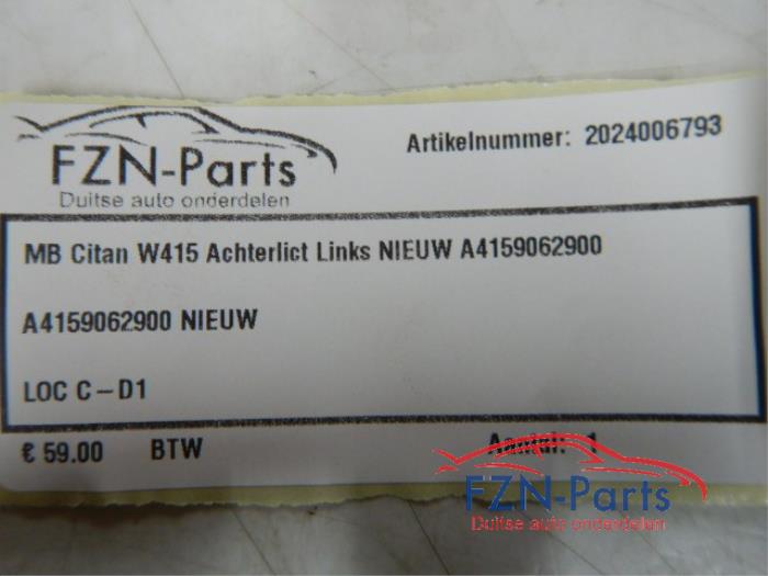 Achterlicht links Diversen (22725069)