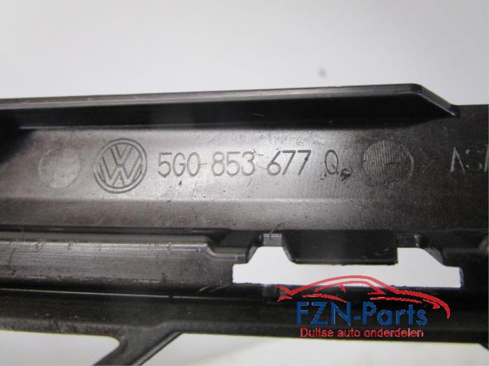 VW Golf 7 Facelift GTI Inleg Voorbumper Midden