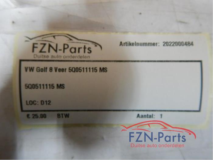 Veerschroef voor Volkswagen Golf (22744968)