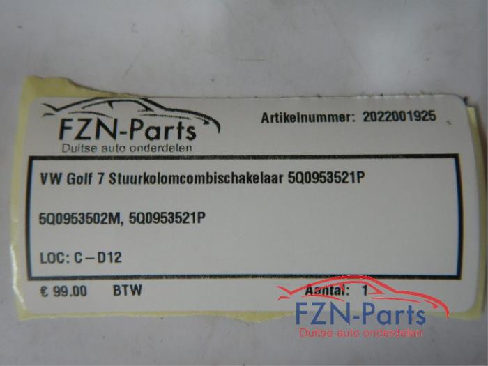 Combischakelaar Stuurkolom Volkswagen Golf (22733318)