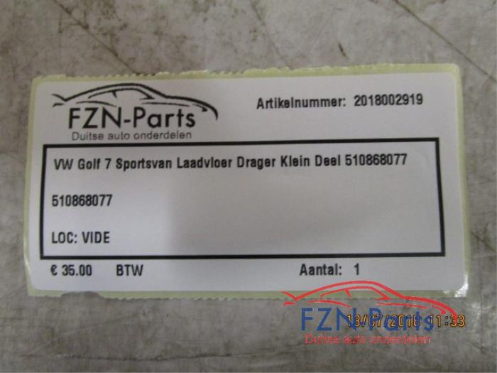 VW Golf Sportsvan Laadvloer Drager Klein Deel