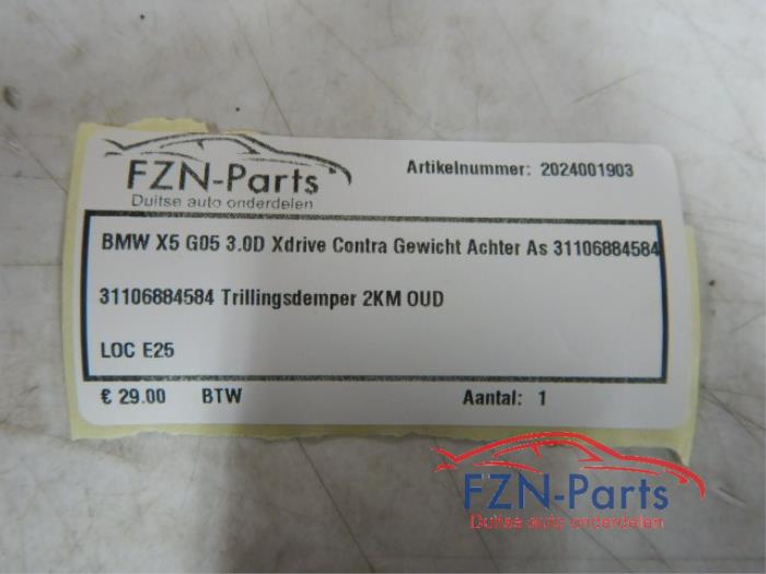BMW X5 G05 3.0D X-Drive Contra Gewicht Achteras