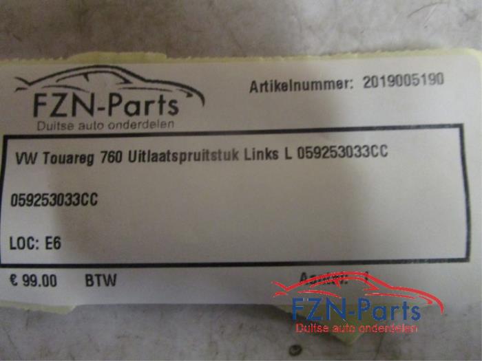 Uitlaatspruitstuk Volkswagen Touareg (22739908)