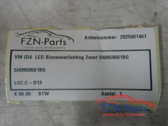 VW ID4 LED Binnenverlichting Zwart
