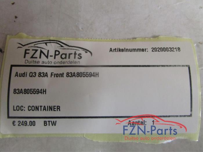 Frontdeel steun Audi Q3 (22739379)