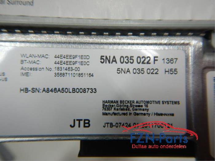 VW Tiguan 5NA Discover Pro Media Unit