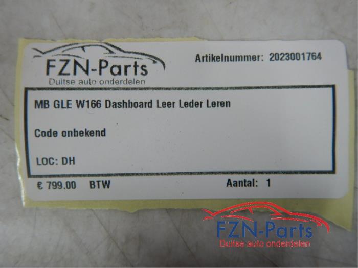 Dashboard Mercedes GLE (22744437)