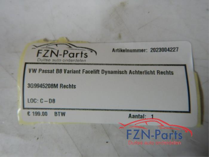 Achterlicht rechts Volkswagen Passat (22725517)