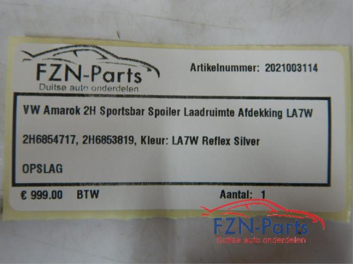 Achterspoiler Volkswagen Amarok (22743687)