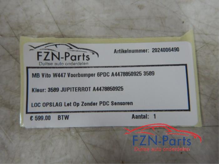 Voorbumper Mercedes Vito (22720862)