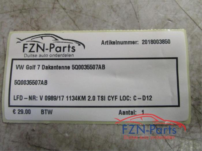 VW Golf 7 Dakantenne