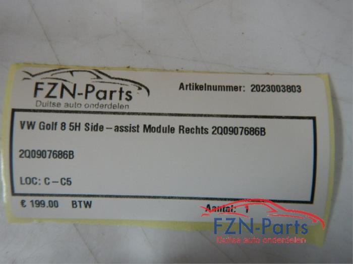 Side assist sensor Volkswagen Golf (22740076)
