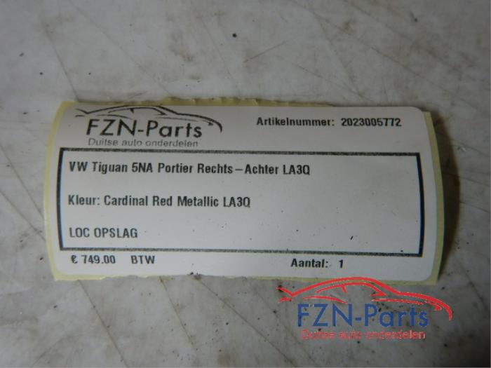 Portier 4Deurs rechts-achter Volkswagen Tiguan (22723820)