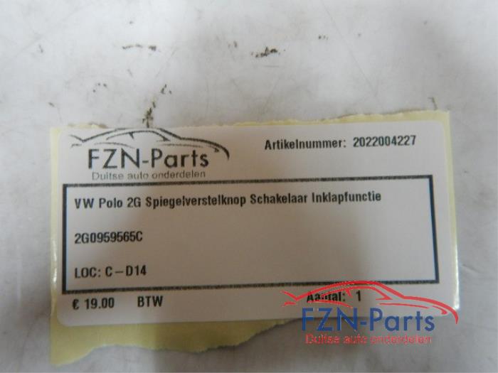 Spiegel Schakelaar Volkswagen Polo (22738200)