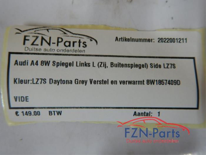 Audi A4 8W Spiegel Links L (Zij,Buitenspiegel) Side