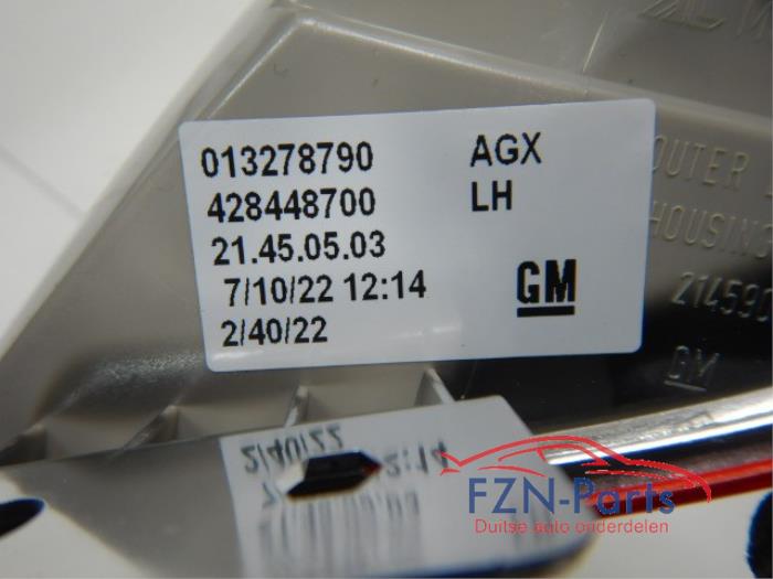 Opel Zafira Mist Achterlicht Links NIEUW