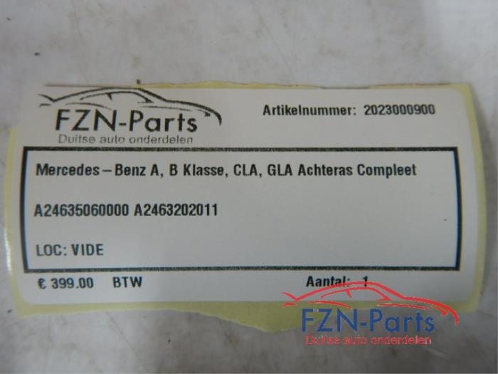 Achteras voorwielaandrijving Mercedes A-Klasse (22741402)