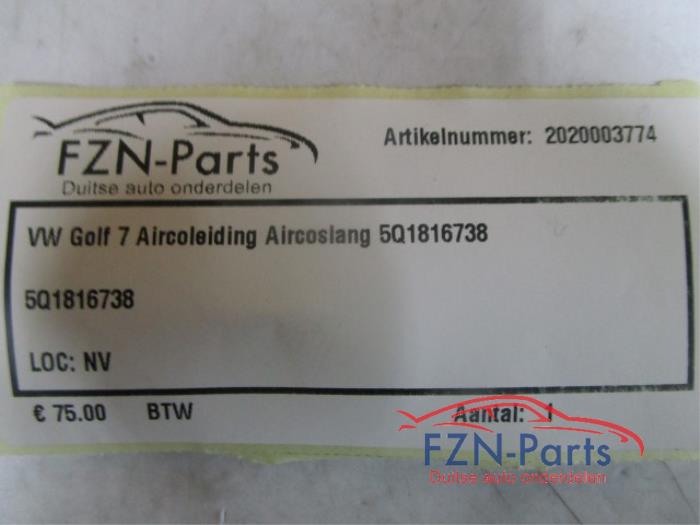 VW Golf 7 Aircoleiding Aircoslang