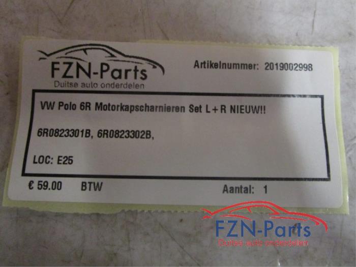 VW Polo 6R Motorkapscharnieren Set L+R NIEUW!!
