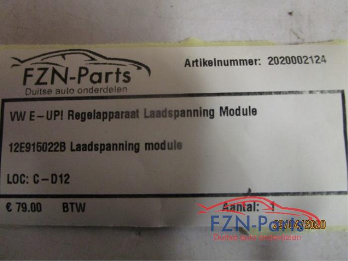 VW E-Up! Regelapparaat Laadspanning Module