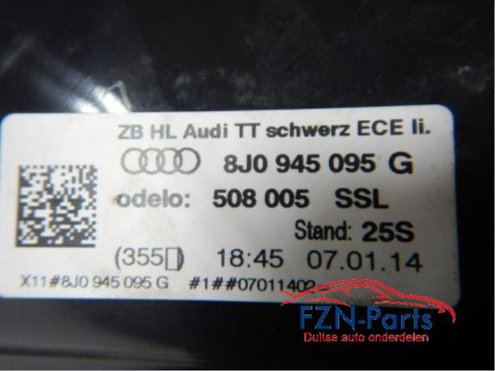 Audi TT 8J Facelift Achterlicht Links