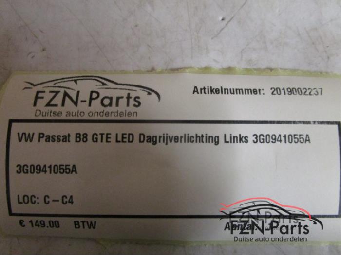 VW Passat B8 GTE LED Dagrijverlichting Links