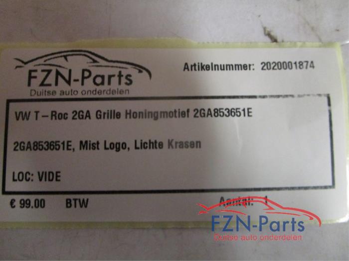 Grille Volkswagen T-Roc (22741933)