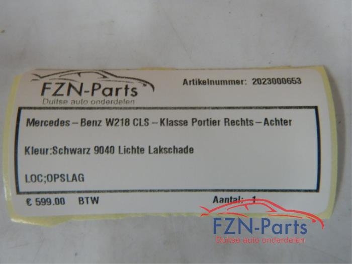 Portier 4Deurs rechts-achter Mercedes CLS-Klasse (22723835)