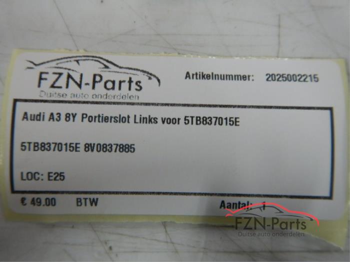 Deurslot Mechaniek 4Deurs links-voor Audi A3 (22743244)