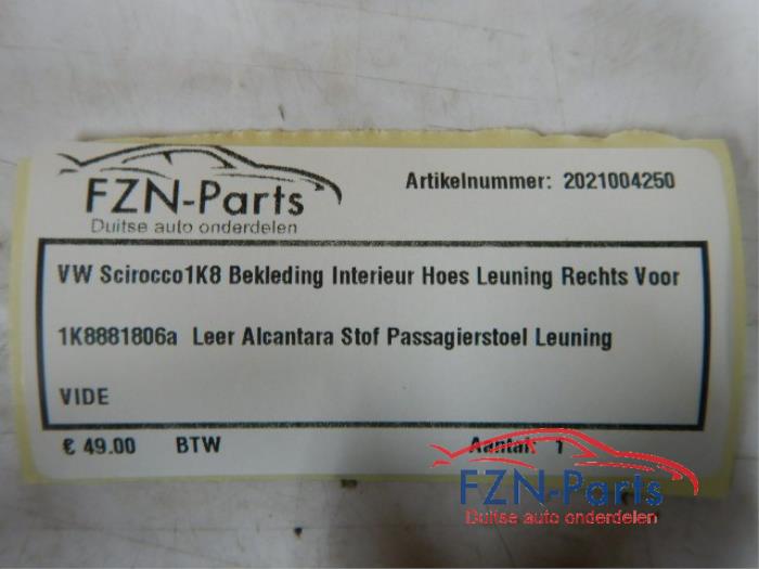 Bekleding Set (compleet) Volkswagen Scirocco (22739481)