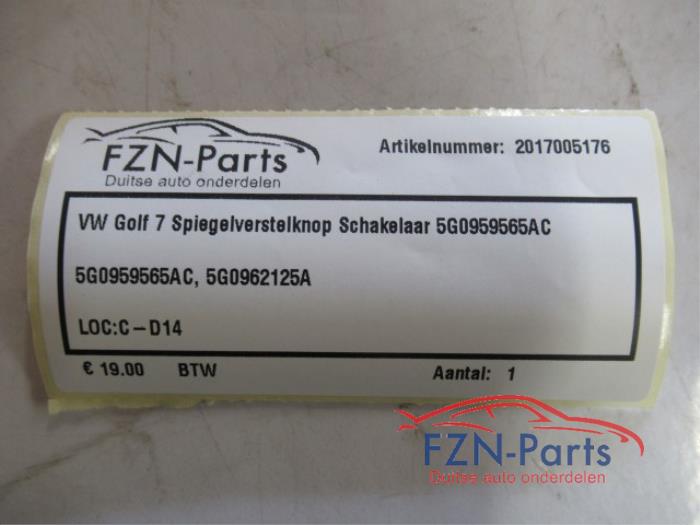 Spiegel Schakelaar Volkswagen Golf (22743433)