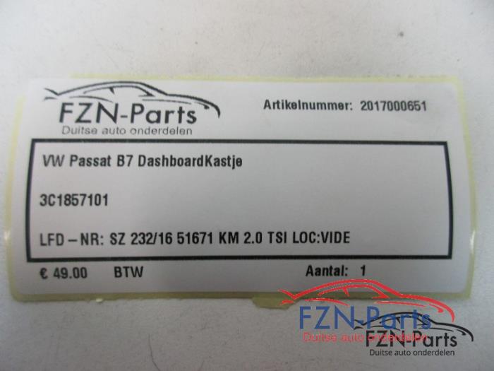 Dashboardkastje Volkswagen Passat (22729062)