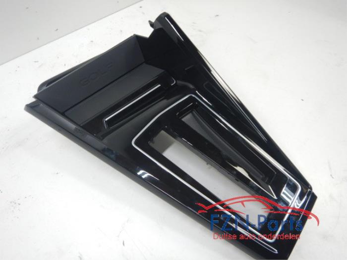 VW Golf 8 Facelift Middenconsole Inleg Hoogglans Draadloos